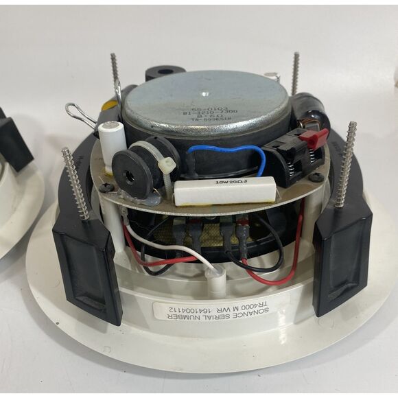 Set 2 Pair Sonance Ceiling Speakers 8 Inch TR4000 M WR Paintable Indoor Outdoor - Picture 5 of 8